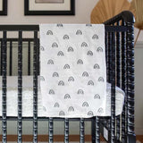 Bamboo Swaddle - Black Rainbow - My Little Thieves