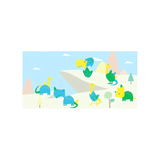 Stamp and Match - Create Dinosaurs - My Little Thieves
