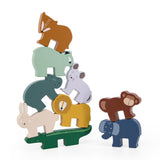 Wooden animal stacking game - My Little Thieves