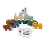 Wooden animal stacking game - My Little Thieves