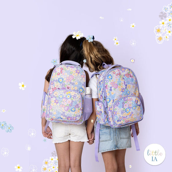 Personalised Enchanted Floral Kids Backpack