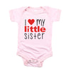 I Love My Little Sister Baby Romper