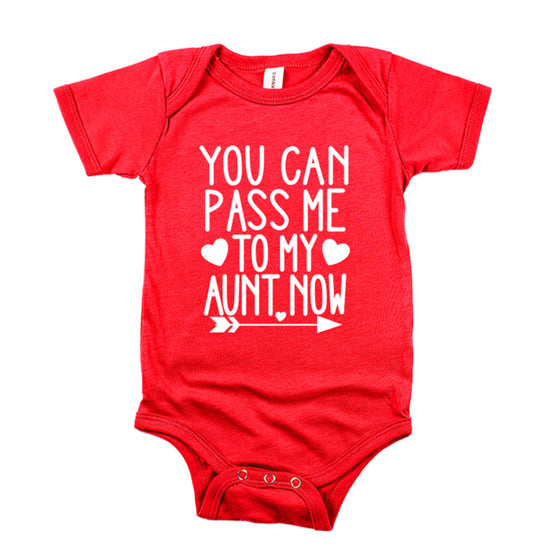 You can pass me to my aunt now Baby Romper Set