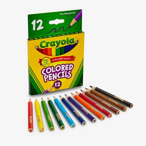 12 ct. Colored Pencils, Long - My Little Thieves