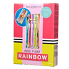 Rainbow with Glitter Lie-on Luxe Version  Pool Inflatable