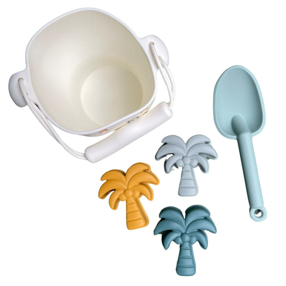 Jungle Silicone Sand Bucket Toy