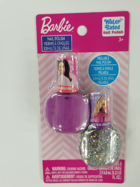 Barbie - Townley Girl 2 Pk Nail Polish Non-Toxic