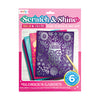 Scratch and shine foil scratch art kit - Glorious Garden