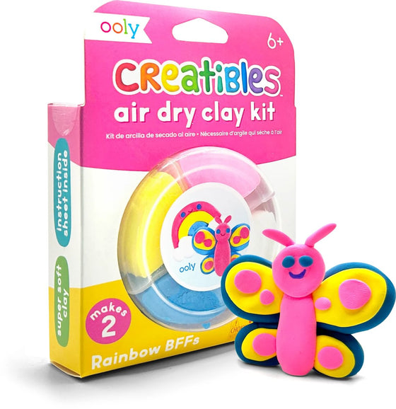 Creatibles D.I.Y. Air-Dry Clay Kit: Rainbow BFFs (Set of 4)