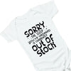 Sorry The Sleep You've Ordered is out of Stock Baby Romper