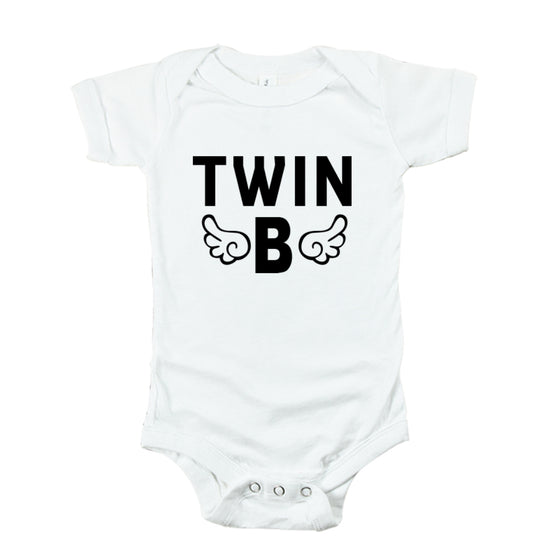 Twin A & Twin B Baby Romper