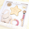 Personalized Baby Gift Set | Ultimate Pacifier Starter Pack Pink