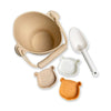 Beige Leopard Silicone Sand Bucket Toy