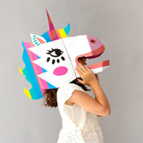 3D Mask Collection - Unicorn, Dinos, Sharky | Fun DIY Craft for Kids - My Little Thieves