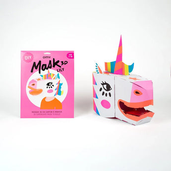 3D Mask Collection - Unicorn, Dinos, Sharky | Fun DIY Craft for Kids - My Little Thieves
