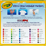 40 ct. Ultra - Clean Washable Assorted Markers Broad Line - My Little Thieves