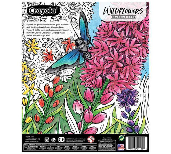 40-Page Coloring Book, Wildflowers - My Little Thieves