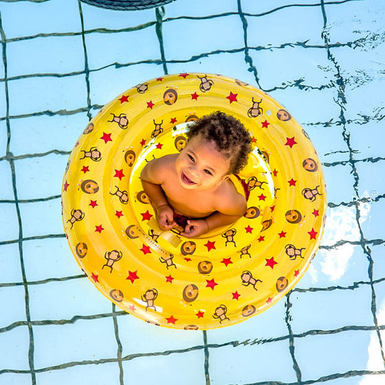 Yellow Circus printed Baby Swimseat 0-1 year