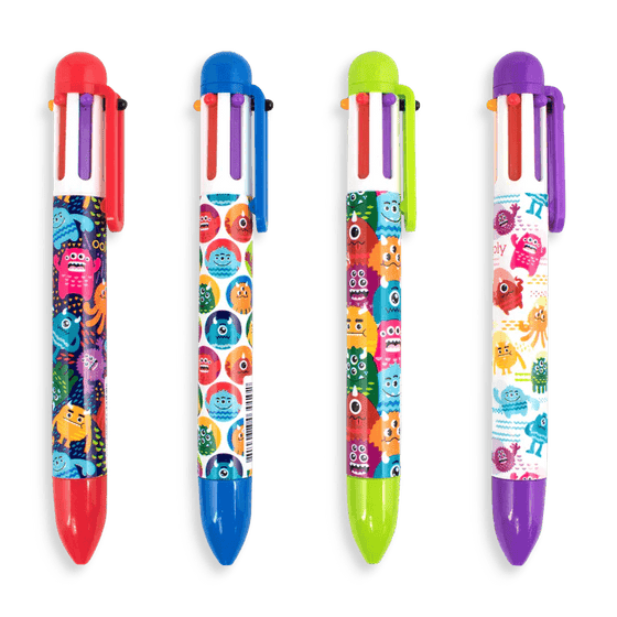 6 Click Pens - Monster (Display of 24) - My Little Thieves