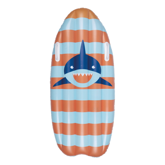 Shark Striperd Luxe inflatable Surfboard 120 cm with handles