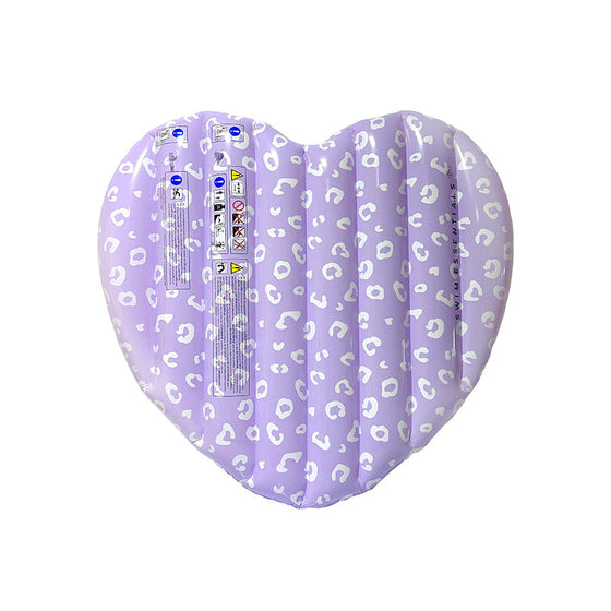 Lila Leopard Heart shape Float 150 cm Pool Inflatable