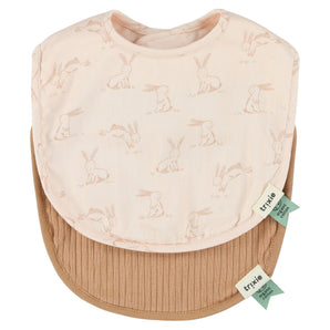 Newborn Bib 2-Pack Mix - Rosy Rabbit & Friends