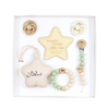 Personalized Baby Gift Set | Ultimate Pacifier Starter Pack Green