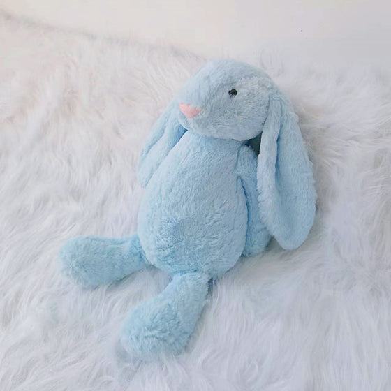 Personalized  Blue Plush Bunny Toy - 40 CM