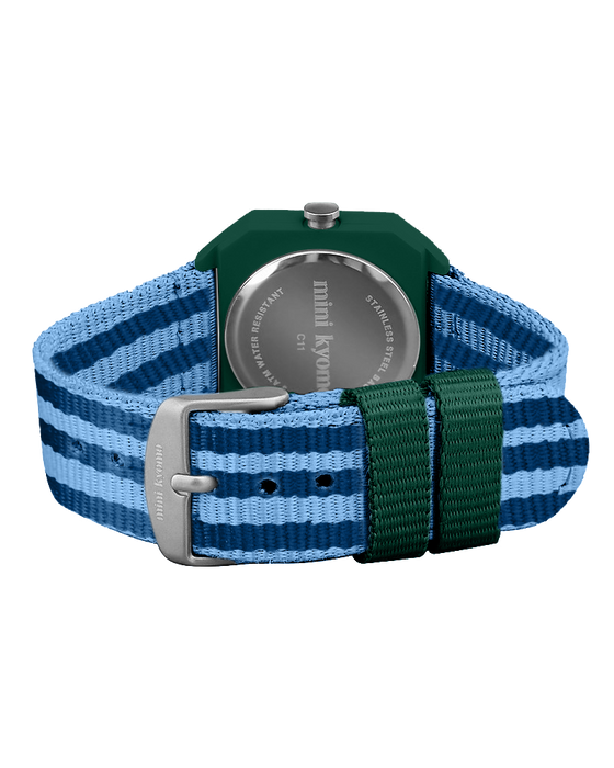 Mini Kyomo A Day on Earth Eco Friendly Kids Watch- Green & Blue