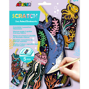 Avenir Scratch Sea Animal Bookmarks & Door Hangers