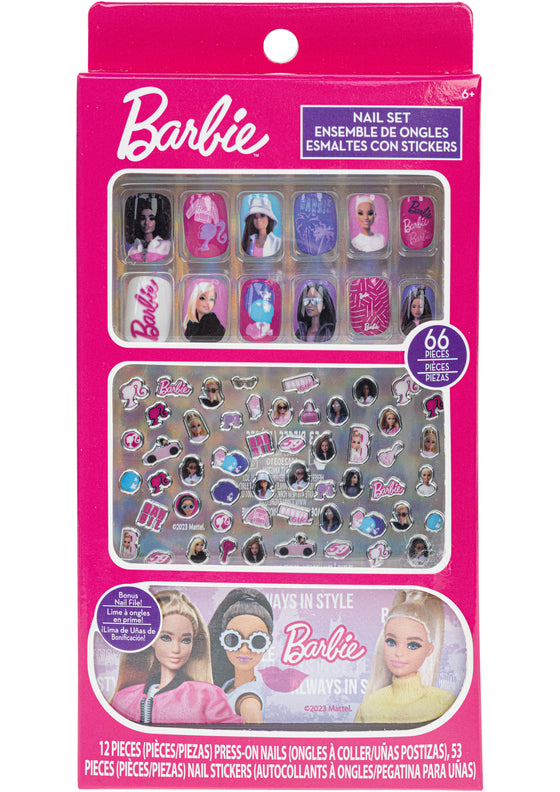 Barbie - Townley Girl Nail And Body Art Sticker Set