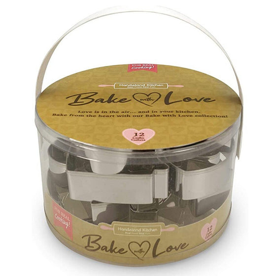 Bake with Love Cookie Bakers Cutters set