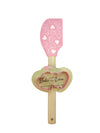 Silicone Spatula and Heart Cookie cutter Bake with Love