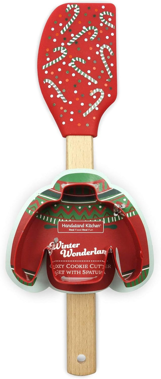 Winter Wonderland Cozy Cookie Cutter Set with Spatula