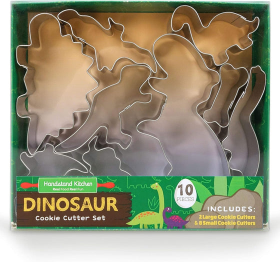 10 piece Dinosaurs Cookie cutters set