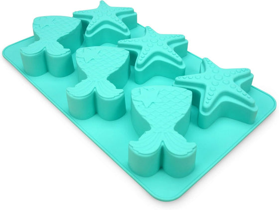 Mermaid Cupcake Mold Bakeware