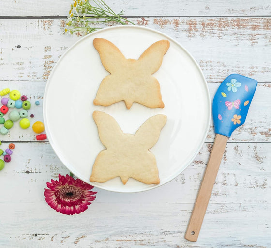 Silicone Spatula and Cookie cutter - Butterfly