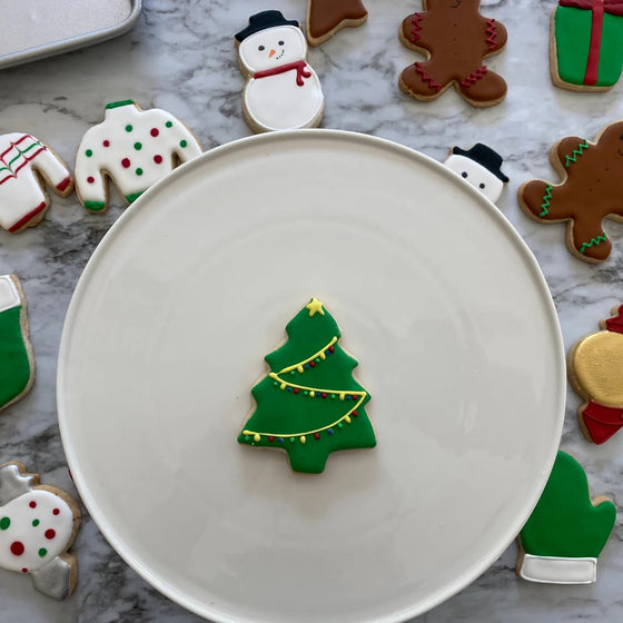 Silicone Spatula and Cookie cutter Christmas Tree