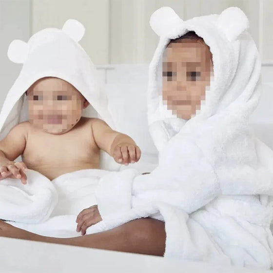 Personalized Hooded Towel Baby Bathrobes