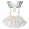 Bird Girl Frill White Dress