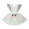 Bird Girl Frill White Dress