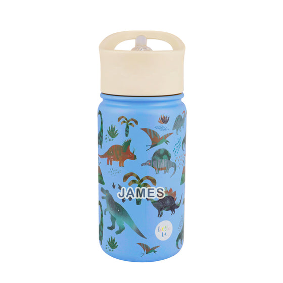Personalised Dino Insulated Water Bottle 420 ml - My Little Thieves