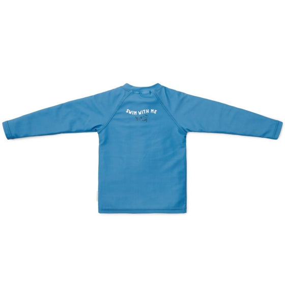 Swim T-shirt Long Sleeves Blue Whale rash guard - My Little Thieves