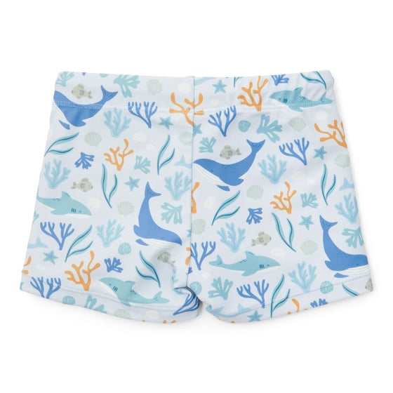 Boys Swim Shorts Ocean Dreams Blue - My Little Thieves