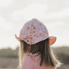 Reversible Sun Hat Starfish Pink / Ocean Dreams Pink - My Little Thieves