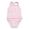 Girls Swimsuit Ruffles Rosy Meadows - My Little Thieves