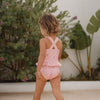 Girls Swimsuit Ruffles Rosy Meadows - My Little Thieves