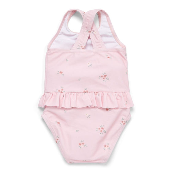 Girls Swimsuit Ruffles Rosy Meadows - My Little Thieves