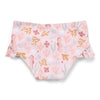 Girls Swim Bikini Pant Ruffles Ocean Dreams Pink - My Little Thieves