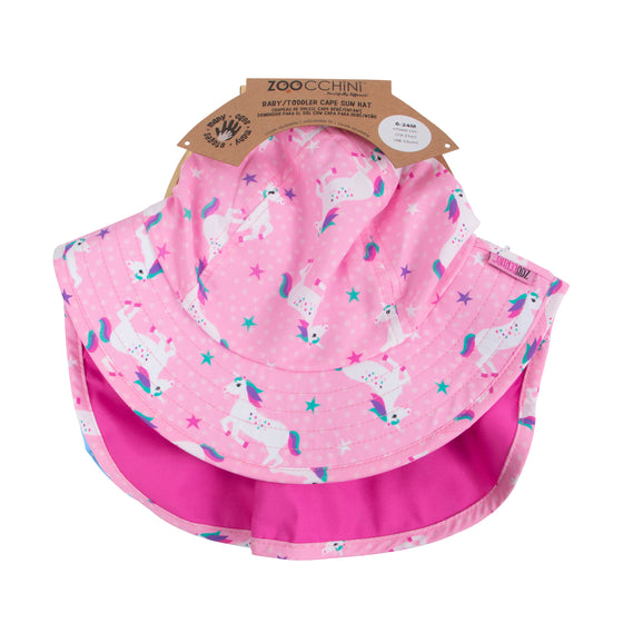 UPF 50+ Cape Sun hat - Unicorn - My Little Thieves